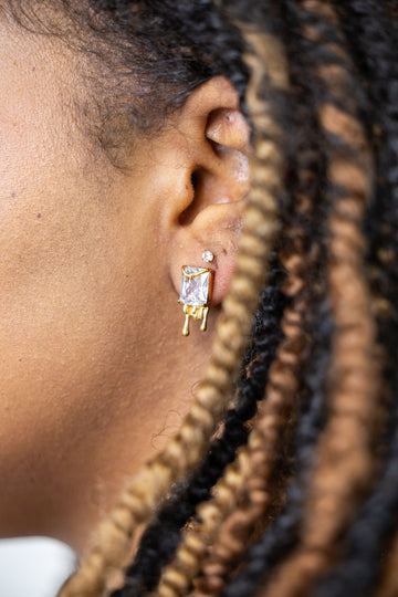 Zircon Drip Stud