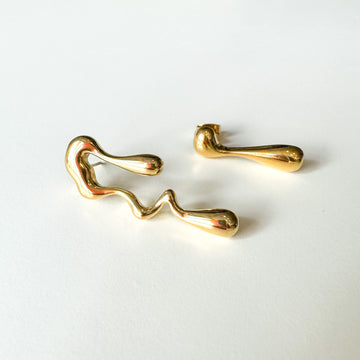 Liquid mismatch earrings
