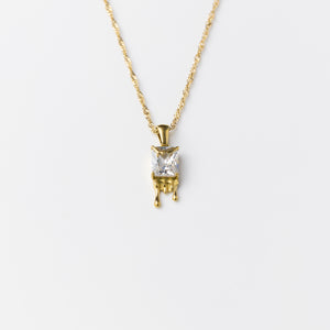 Zircon Drip Necklace